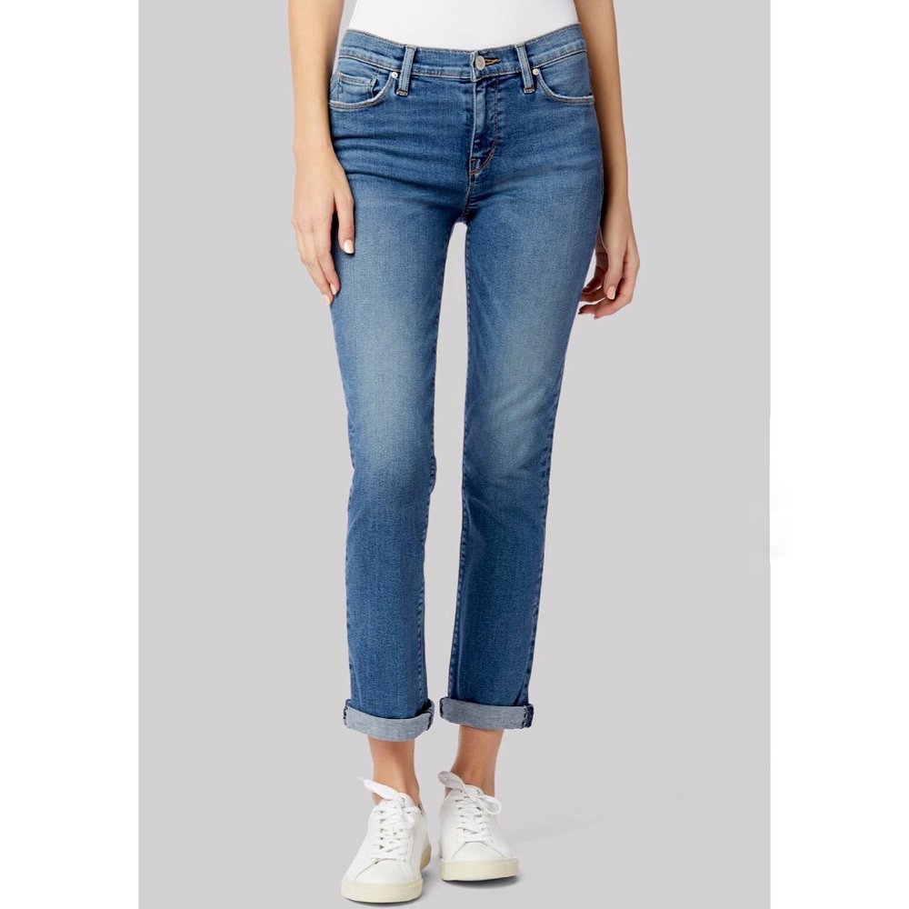 Hudson Nico Mid-Rise Slim Straight Crop Jeans 25 - Picture 4 of 12